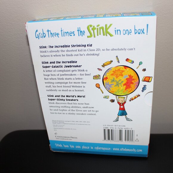 FREE*❤️Stink: The Super-Incredible Collection: Books 1-3 Megan McDonald box set - Picture 3 of 5